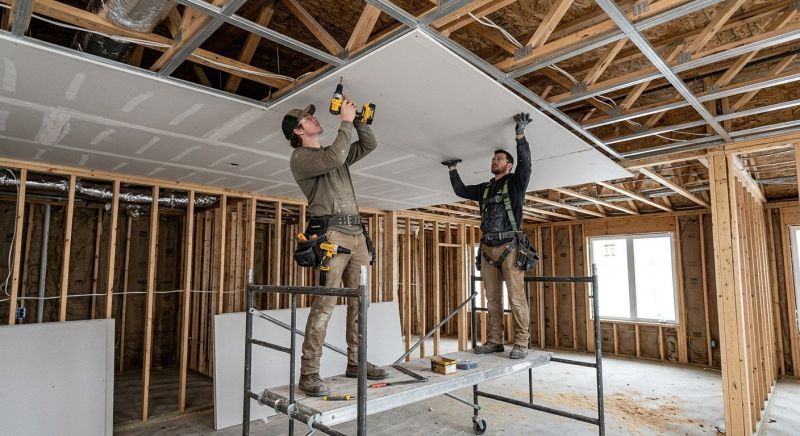 Ceiling Drywall Installation in Wilmington, NC