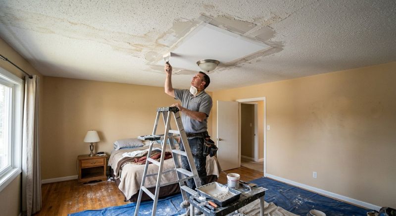 Ceiling Drywall Repair in Kansas City, KS