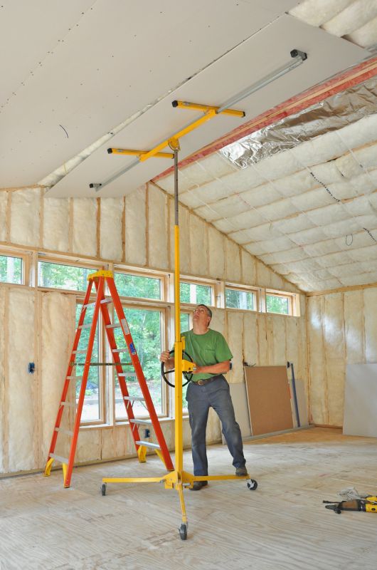 Ceiling Drywall Setup